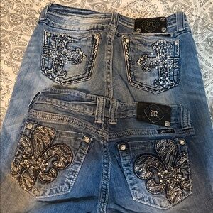 Miss Me Blue Boot Cut Jeans size 28 bundle of 2